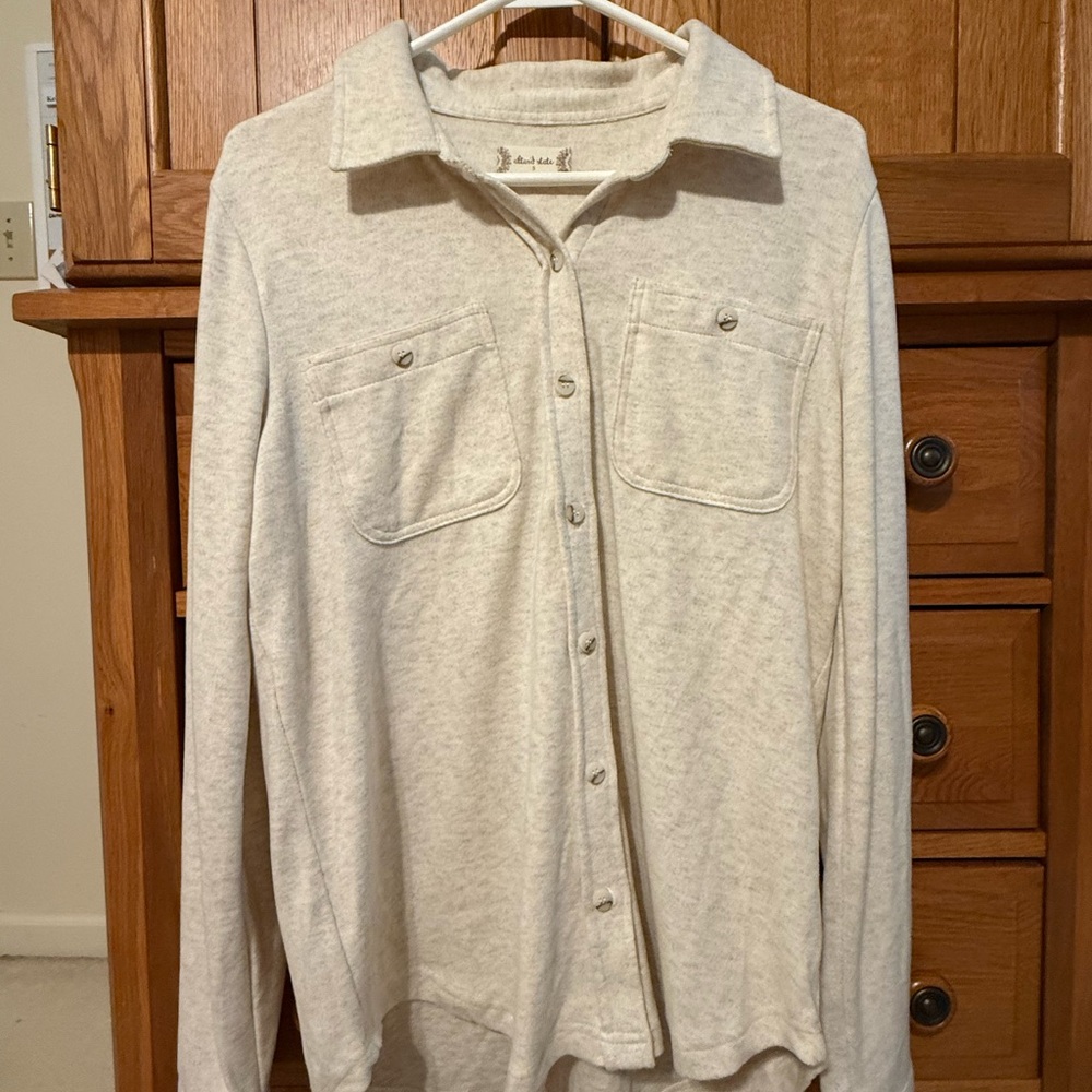 NWT Altar'd State Cream Collared Top